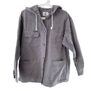 Vintage Calvin Klein Navy Gingham Jacket